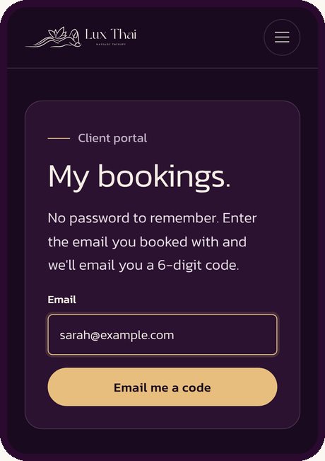 The sign-in page: type your email and tap Email me a code